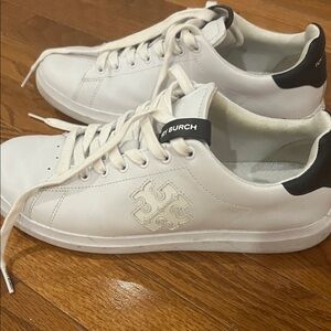 Tory Burch White and navy blue women’s Sneakers